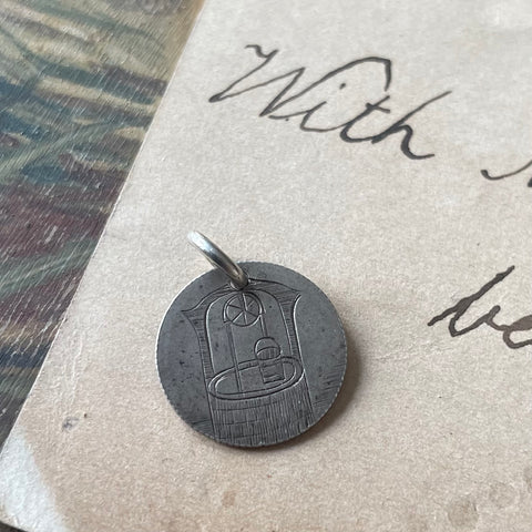 Victorian Wishing Well Love Token Charm
