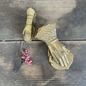 Antique Brass Hand Paper Clips