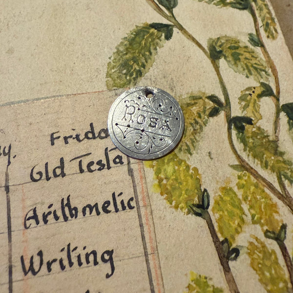 Victorian Rosa Love Token Charm