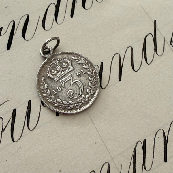 Victorian Lords Prayer Love Token Charm