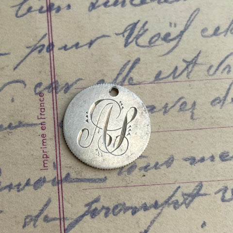 Victorian AS Love Token Charm