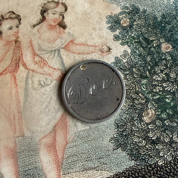 Victorian Doc Love Token Charm