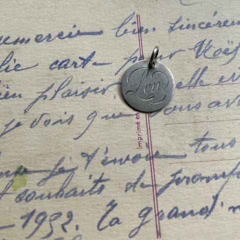 Victorian Len Love Token Charm