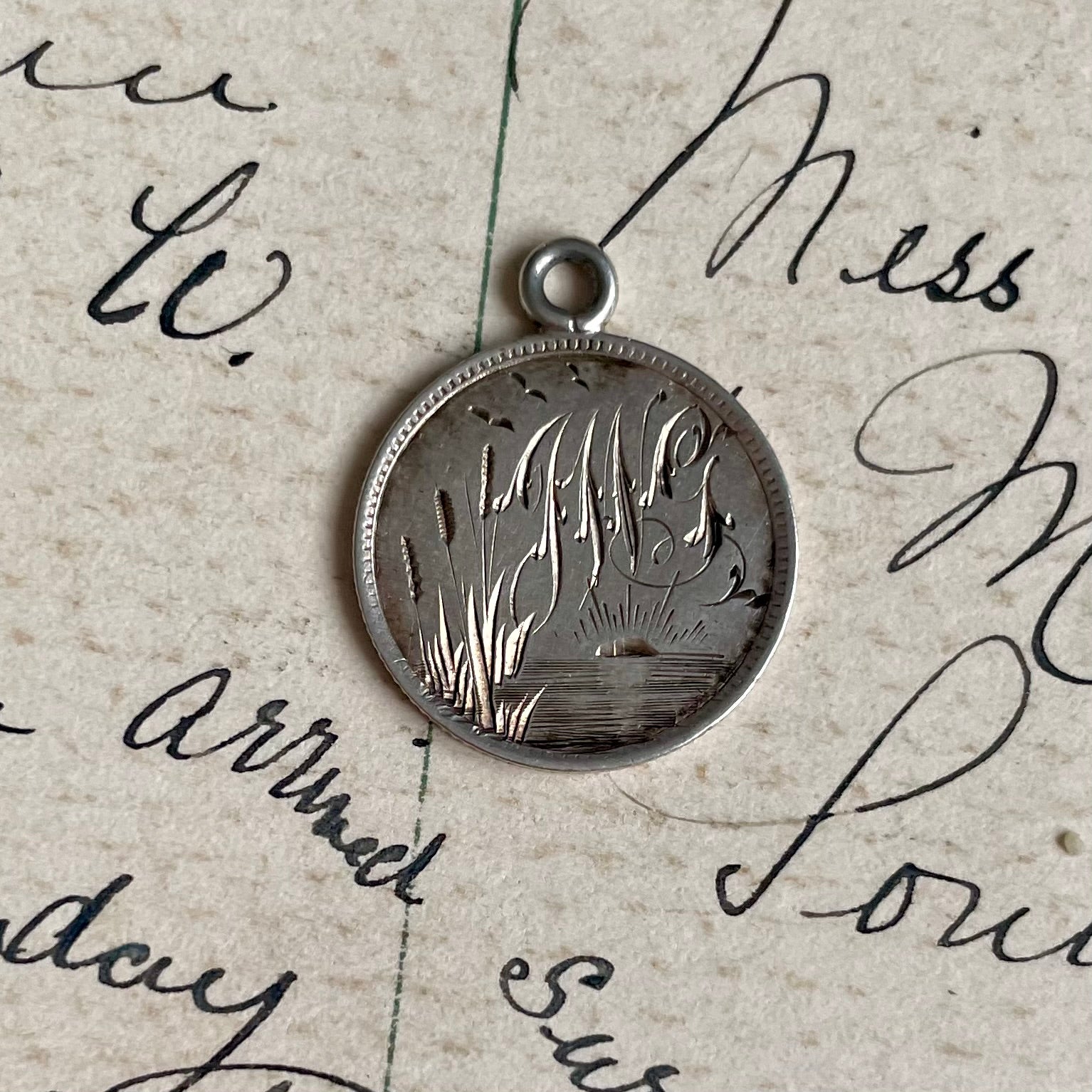 Victorian JWG Love Token Charm