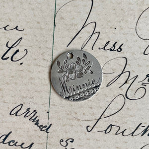Victorian Minnie Love Token Charm