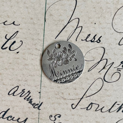 Victorian Minnie Love Token Charm