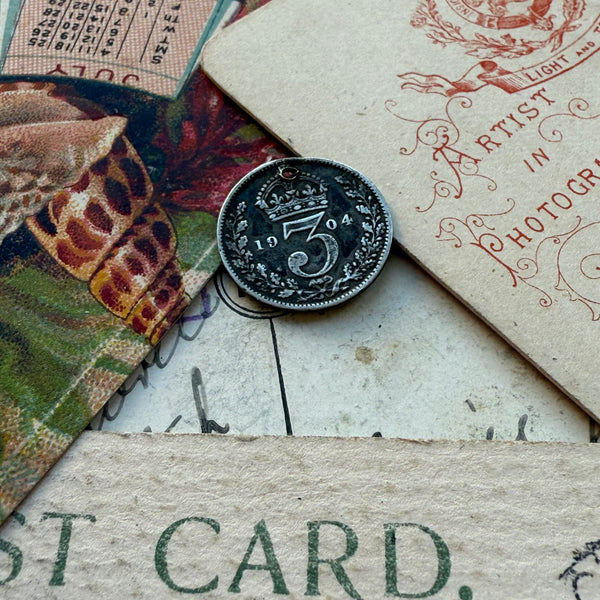 Victorian George to Evelyn Love Token Charm