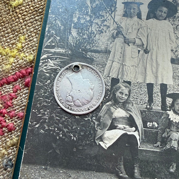 Victorian Fish Love Token Charm