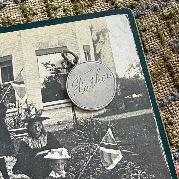 Victorian Father Love Token Charm