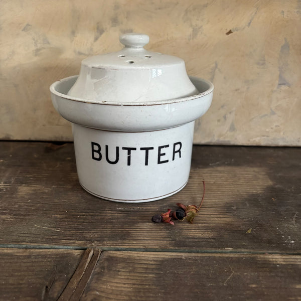 Antique Edwardian Butter Dish
