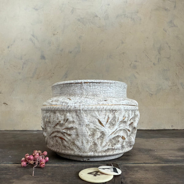 Antique Crazed Pot