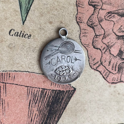 Victorian Carol Love Token Charm