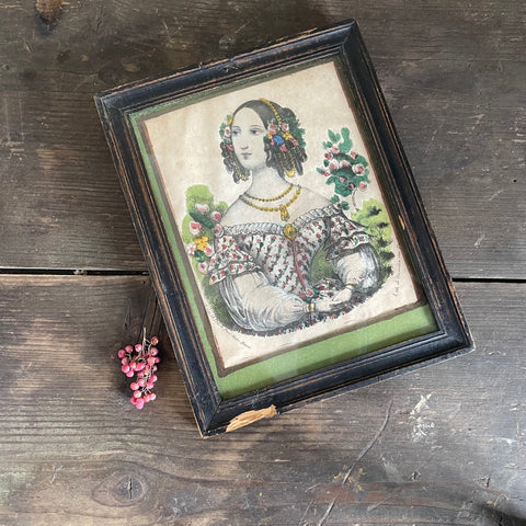 Antique French Glorious Picture