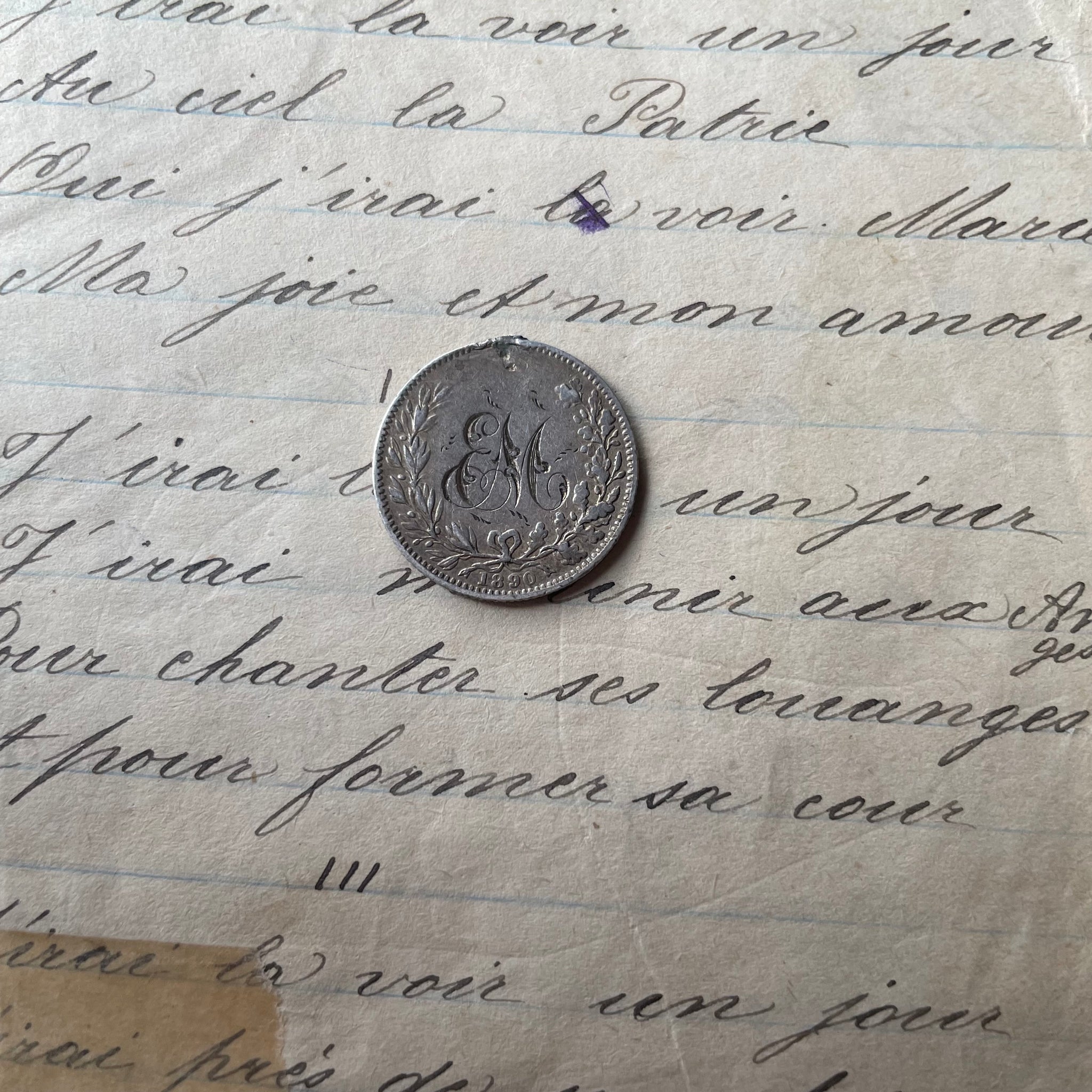Victorian EM Love Token