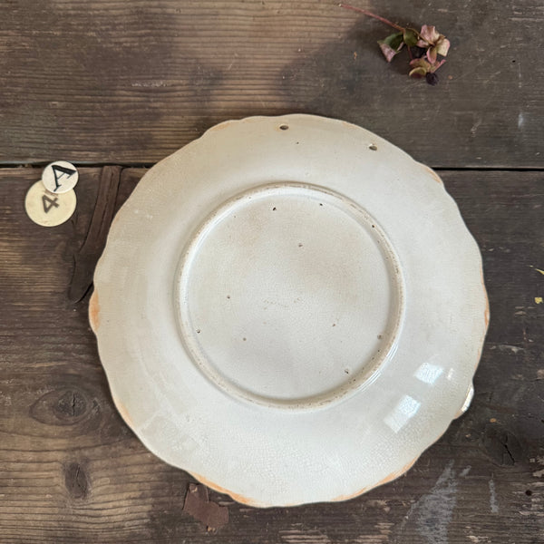 Antique Lustre Wall Plaque