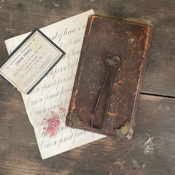 Antique French Souvenir 1900 Mirror