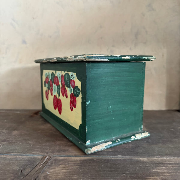 Vintage Strawberry painted box