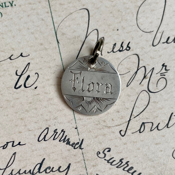 Victorian Flora Love Token Charm