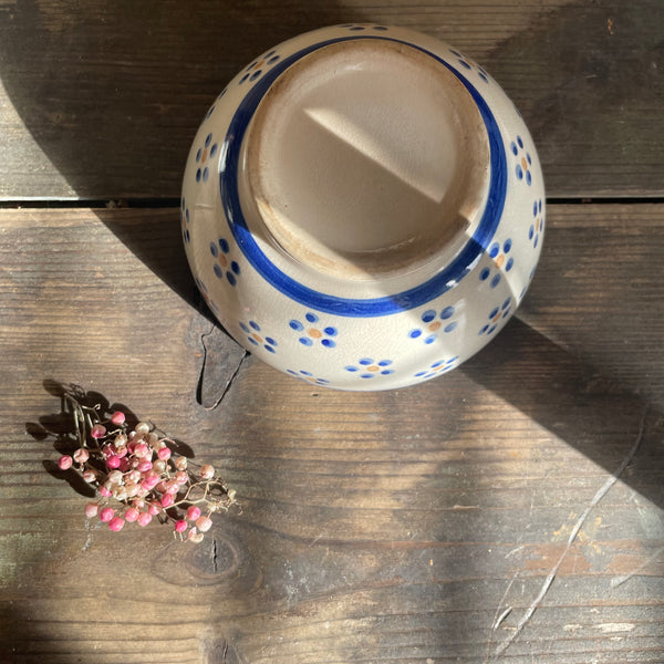 Antique 1920s Floral Bowl