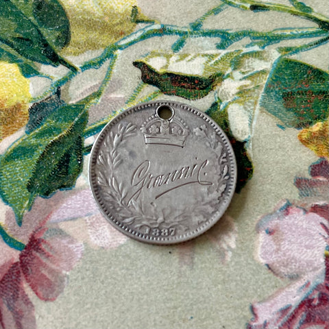 Victorian Grannie Love Token Charm