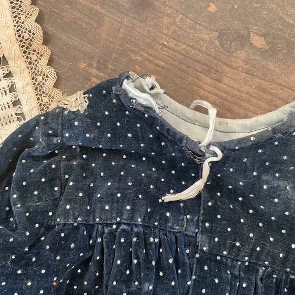 Antique Velvet Dolls Dress