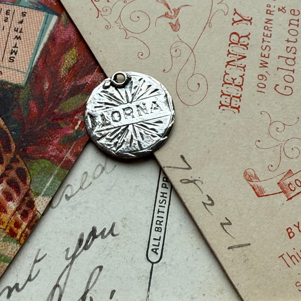 Victorian Lorna Love Token Charm