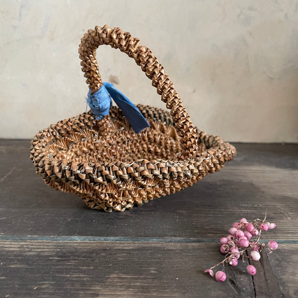 Vintage Handmade Basket