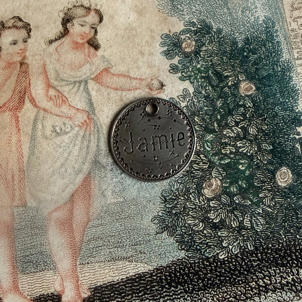 Victorian Jamie Love Token Charm