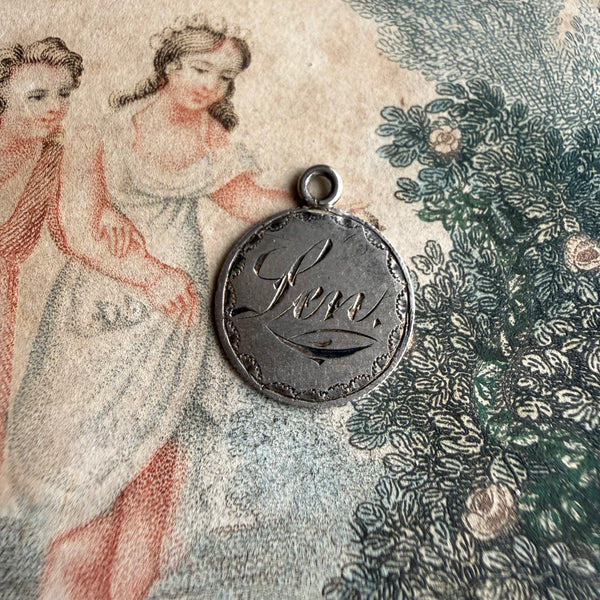 Victorian Len Love Token Charm
