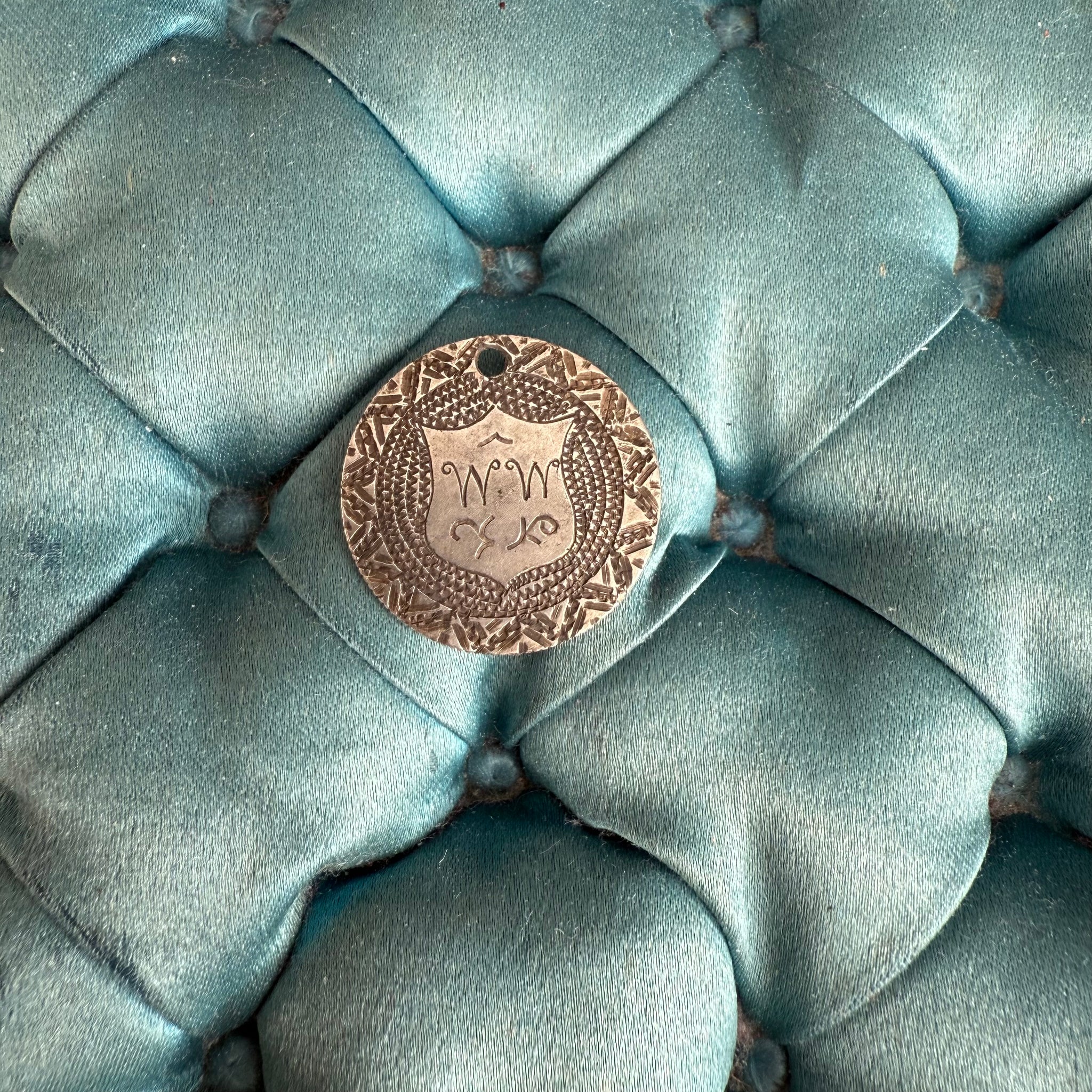 Victorian WW Love Token Charm