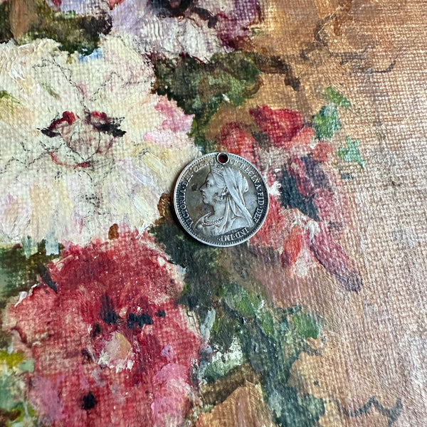 Victorian JL Love Token Charm