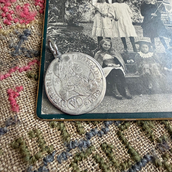 Victorian Crown AT Love Token Charm