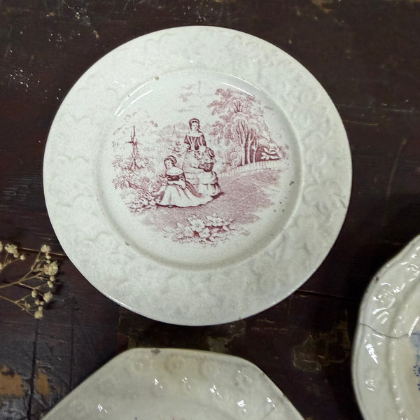 Antique Victorian Transfer Plate