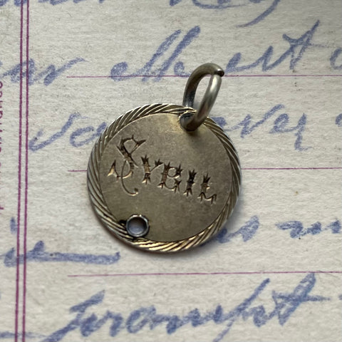 Victorian Sybil Love Token Charm