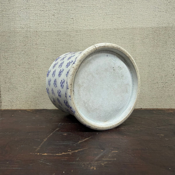 Victorian Floral Spongeware Cup