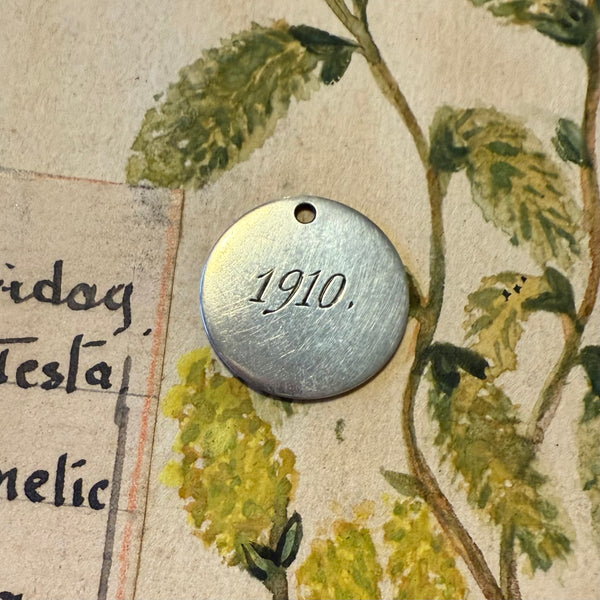 Victorian 1910 Love Token Charm