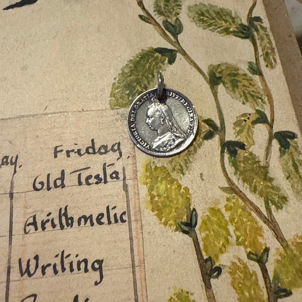 Victorian Lilly Love Token Charm