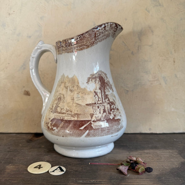 Antique Transferware Jug