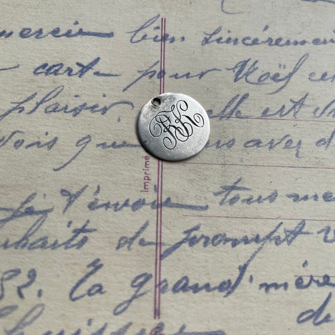 Victorian RK Love Token Charm