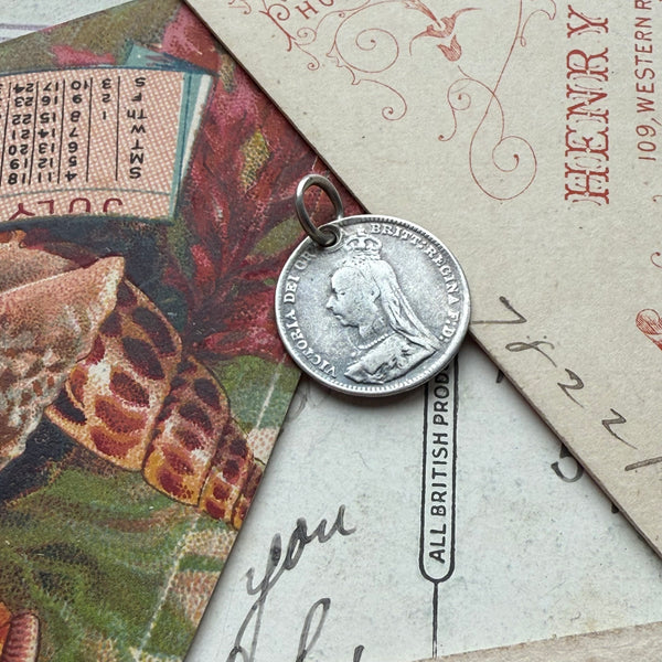 Victorian VJ Love Token Charm