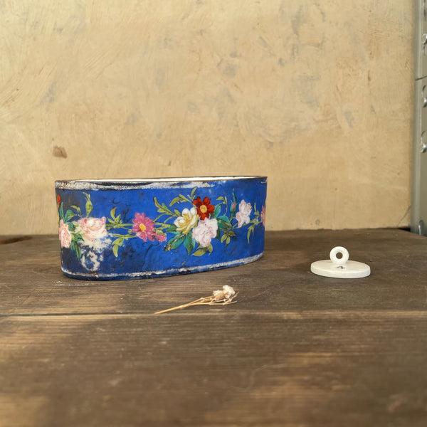 Antique Floral Ceramic Dish
