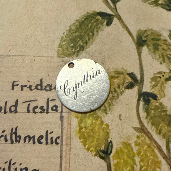 Victorian Cynthia Love Token Charm