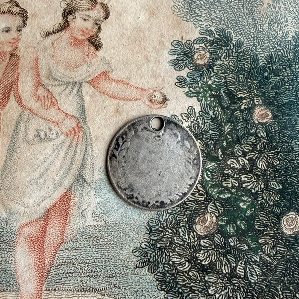 Victorian MF Love Token Charm