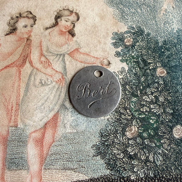 Victorian Bert Love Token Charm