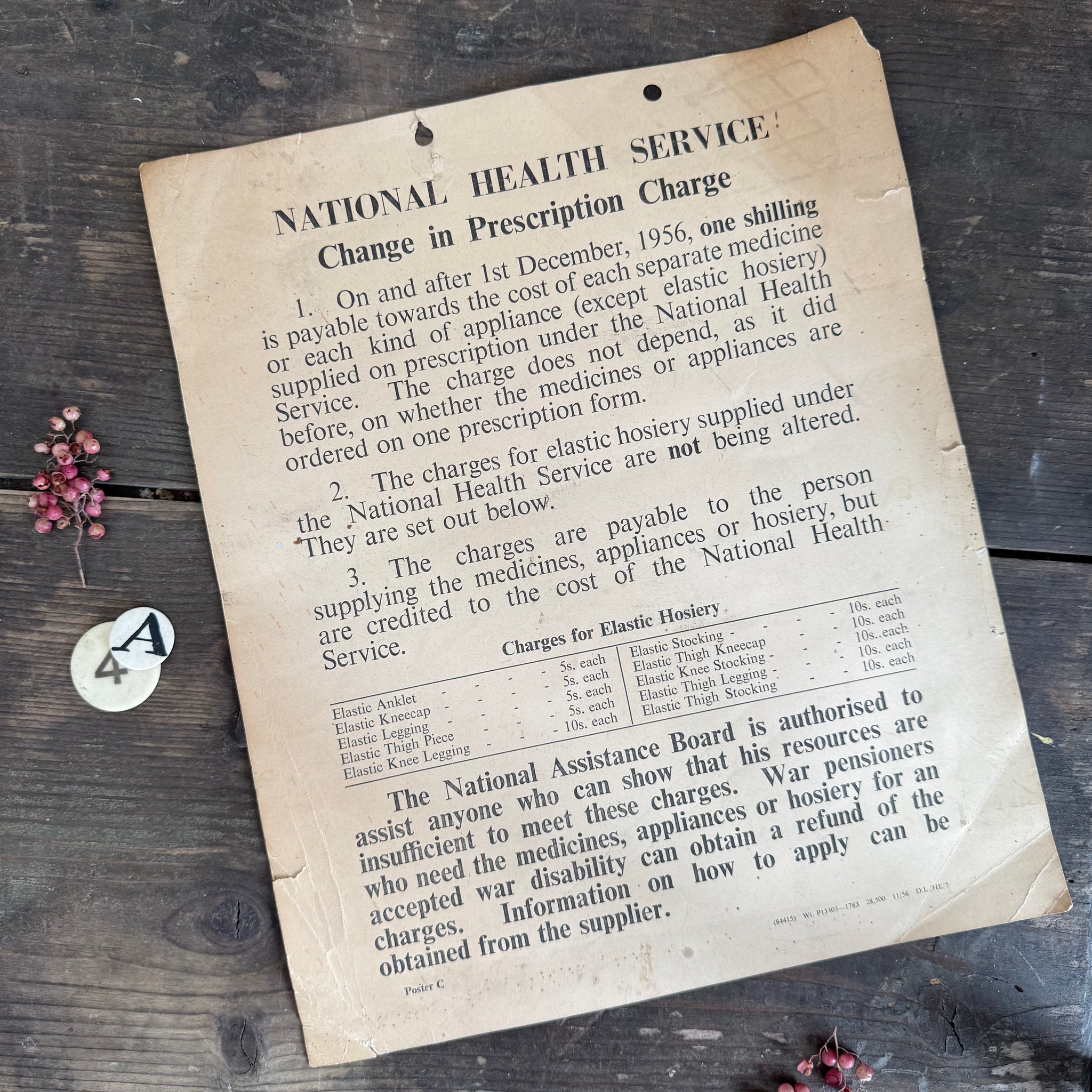 Vintage Medical Sign