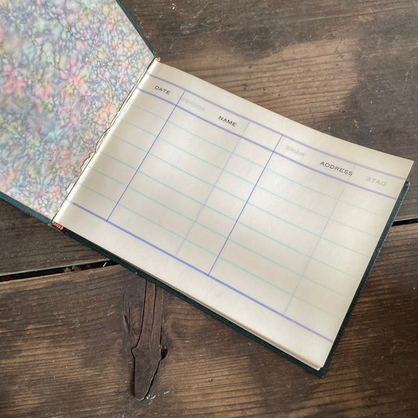 Vintage Unused Visitors Book