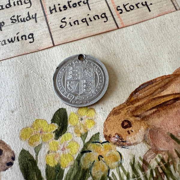 Victorian MB RF Love Token Charm