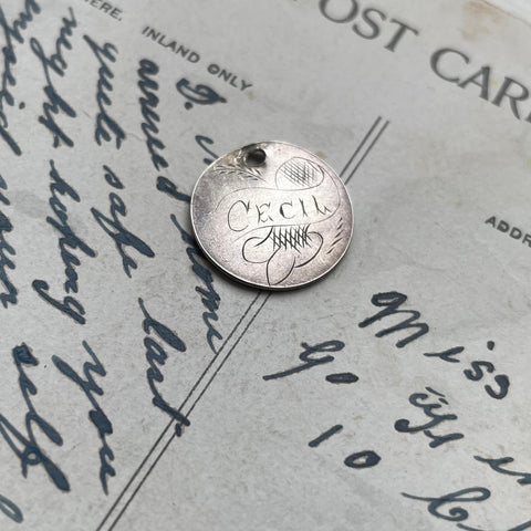 Victorian Cecil Love Token Charm