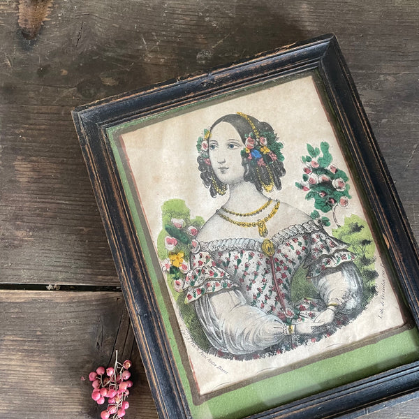 Antique French Glorious Picture