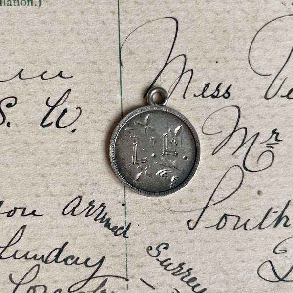 Victorian L.L Love Token Charm